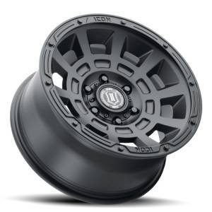 ICON - ICON Thrust 17x8.5 6x5.5 25mm Offset 5.75in BS 95.1mm Bore Satin Black Wheel | 2817859057SB - Image 2