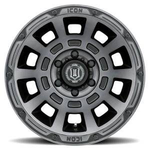 ICON - ICON Thrust 17x8.5 6x5.5 25mm Offset 5.75in BS 95.1mm Bore Smoked Satin Black Wheel | 2817859057SSBT - Image 3
