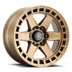 ICON Raider 17x8.5 6x135 6mm Offset 5in BS Satin Brass Wheel | 3417856350BS