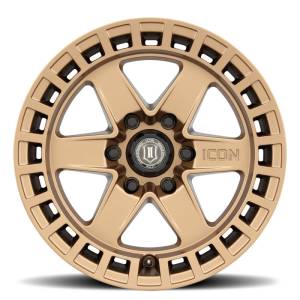 ICON - ICON Raider 17x8.5 6x120 0mm Offset 4.75in BS Satin Brass Wheel | 3417859447BS - Image 3
