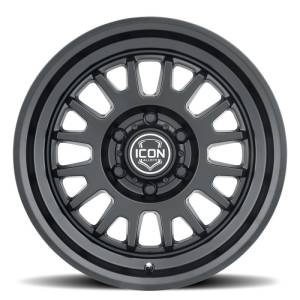 ICON - ICON Anza 17x8.5 6x5.5 0mm Offset 4.75in BS 106.1mm Hub Bore Satin Black Wheel | 8217858347SB - Image 4