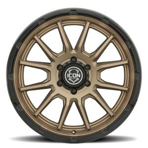 ICON - ICON Alloys Cajon 20x9 / 5x150 / 16mm / 5.625in BS Satin Bronze Wheel w/ GB Lip | 8320905556SBGB - Image 2