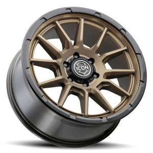 ICON - ICON Alloys Cajon 20x9 / 5x150 / 16mm / 5.625in BS Satin Bronze Wheel w/ GB Lip | 8320905556SBGB - Image 3