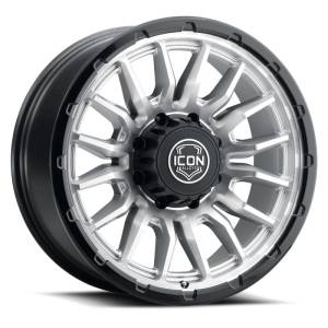 ICON - ICON Alloys Cajon 20x9 / 8x170 / 6mm / 5.25in BS Silver Machined Wheel w/ GB Lip | 8320908152SMGB - Image 1