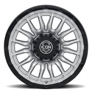 ICON - ICON Alloys Cajon 20x9 / 8x180 / 12mm / 5.5in BS Silver Machined Wheel w/ GB Lip | 8320908955SMGB - Image 2