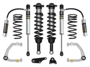 ICON - ICON 2024+ Toyota Tacoma 1.25in-3in Stage 3 Suspension System Billet w/ Triple Rate Spring | K53293S - Image 1