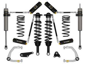 ICON - ICON 2024+ Toyota Tacoma 1.25in-3in Stage 5 Suspension System Billet w/ Triple Rate Spring | K53295S - Image 1