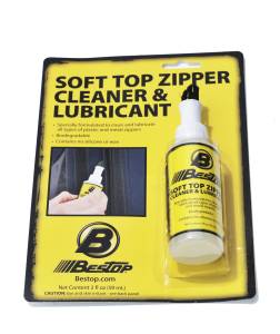 Bestop Soft Top Zipper Cleaner & Lubricant - One 2-oz. bottle (boxed) | 11216-00 - Image 1