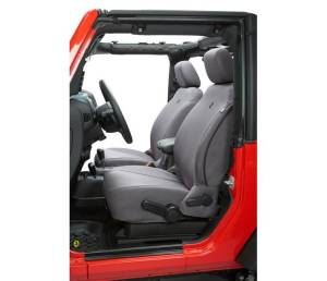 Seat Covers - Jeep '07-12 Wrangler JK; Front (Charcoal) | 29280-09 - Image 2