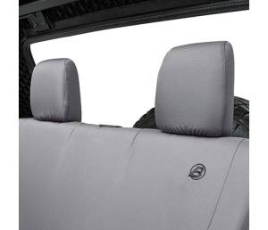 Seat Covers - Jeep '08-12 Wrangler JK 4-Door; Rear (Charcoal) | 29281-09