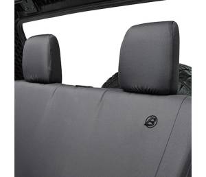 Bestop - Seat Covers - Jeep '08-12 Wrangler JK 4-Door; Rear (Black Diamond) | 29281-35 - Image 2