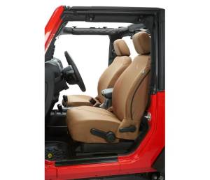 Seat Covers - Jeep '13-18 Wrangler JK; Front (Tan) | 29283-04 - Image 2