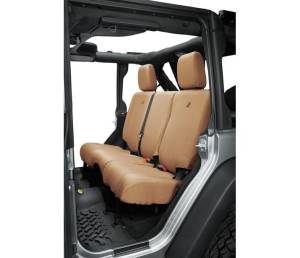 Seat Covers - Jeep '07, '13-18 Wrangler JK 4-Door; Rear (Tan) | 29284-04 - Image 2