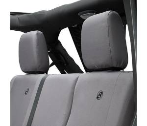 Seat Covers - Jeep '07, '13-18 Wrangler JK 4-Door; Rear (Charcoal) | 29284-09