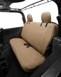 Seat Covers - Jeep '18-2023 Wrangler JL 2-Door; Rear (Tan) | 29292-04 - Image 1