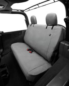 Seat Covers - Jeep '18-2023 Wrangler JL 2-Door; Rear (Charcoal) | 29292-09 - Image 1