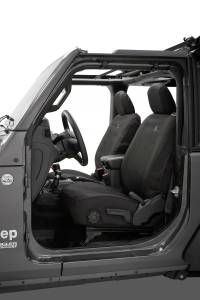 Seat Covers - Jeep '18-26 Wrangler JL 2-Door; Front (Black Diamond) | 29293-35 - Image 1