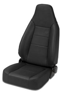 Trailmax II Sport Seat - Jeep '76-86 CJ7 / 87-95 Wrangler YJ / 97-06 Wrangler TJ; Front (All Vinyl; Black Crush) | 39434-01