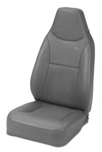 Trailmax II Standard Seat - Jeep '76-86 CJ7 / 87-95 Wrangler YJ / 97-06 Wrangler TJ; Front (All Vinyl; Charcoal/Gray) | 39436-09