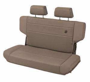 Trailmax II Fold-N-Tumble Seat - Jeep '97-06 Wrangler TJ; Rear (Center Fabric Insert; Spice) | 39439-37