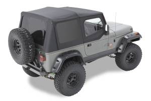 Replace-A-Top For OEM - Jeep '87 Wrangler YJ (Black Crush; Clear Windows; Door Skins Included) | 51119-01