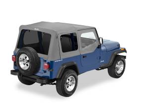 Replace-A-Top For OEM - Jeep '88-95 Wrangler YJ (Charcoal / Gray; Tinted Windows; Door Skins Included) | 51123-09 - Image 1