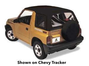 Replace-A-Top For OEM - Chevy/GMC '99-04 Tracker (Black Crush; Clear Windows; No Door Skins Included) | 51366-01