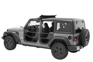 Element Doors - Jeep '20-26 Gladiator / '18-26 Wrangler JL 4-Door (Rear; Matte Black) | 51741-01 - Image 1