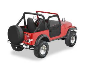 Full Fabric Doors - Jeep '76-86 CJ7 (Black Denim) | 51778-15 - Image 1