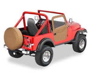 Full Fabric Doors - Jeep '76-86 CJ7 (Spice) | 51778-37 - Image 1