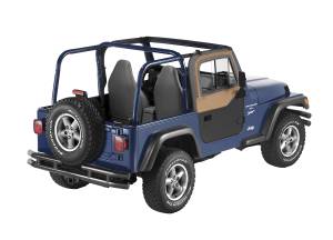 Bestop - Upper Door Sliders - Jeep '97-06 Wrangler TJ (Spice; Dual Sliding Window) | 51787-37 - Image 1