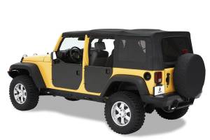 Element Panels - Jeep '07-18 Wrangler JK 4-Door (Rear Doors; Black) | 51804-01
