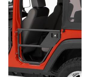 Element Doors - Jeep '07-18 Wrangler JK 4-Door (Rear Doors; Matte Black) | 51827-01 - Image 1