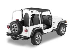Header Targa Bikini - Jeep '97-02 Wrangler TJ (Black Denim) | 52525-15 - Image 1