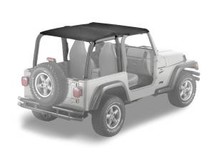 Strapless Safari Bikini - Jeep '97-02 Wrangler TJ (Black Denim) | 52530-15 - Image 1