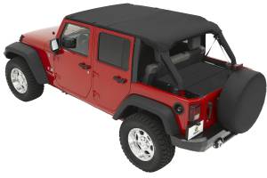 Header Safari Bikini - Jeep '07-09 Wrangler JK 4-Door (Black Diamond) | 52581-35 - Image 1