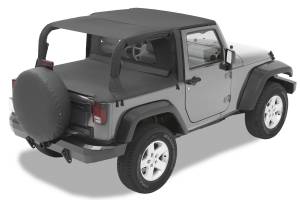 Header Safari Bikini - Jeep '07-09 Wrangler JK 2-Door (Black Diamond) | 52585-35 - Image 1