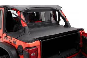 Bestop - Header Safari Cable Style Bikini - Jeep '18-26 Wrangler JL 4-Door (Black Diamond) | 52613-35 - Image 2