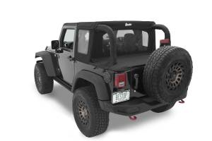 Bestop - Halftop Soft Top - Jeep '07-18 Wrangler JK 2-Door (Black Diamond) | 53900-35 - Image 5