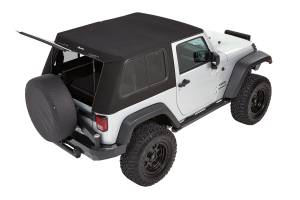 Trektop Pro - Jeep '07-18 Wrangler JK 2-Door (Premium Black Twill) | 54862-17 - Image 1