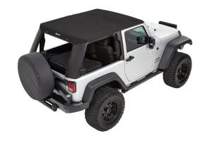 Trektop Pro - Jeep '07-18 Wrangler JK 2-Door (Premium Black Twill) | 54862-17 - Image 3