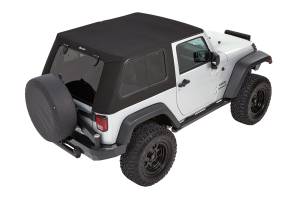 Trektop Pro - Jeep '07-18 Wrangler JK 2-Door (Premium Black Twill) | 54862-17 - Image 4