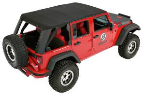 Trektop Pro - Jeep '07-18 Wrangler JK 4-Door (Premium Black Twill) | 54863-17 - Image 2