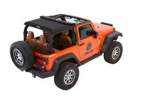 Bestop - Trektop Glide - Jeep '07-18 Wrangler JK 2-Door (Black Diamond) | 54922-35 - Image 1
