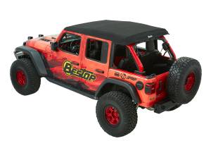 Trektop Ultra - Jeep '18-26 Wrangler JL 4-Door (Premium Black Twill) | 54925-17 - Image 2