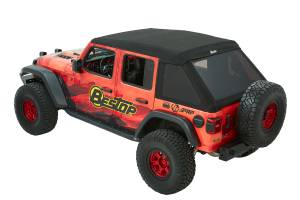 Trektop Ultra - Jeep '18-26 Wrangler JL 4-Door (Premium Black Twill) | 54925-17 - Image 10