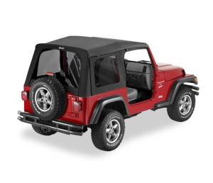 Supertop Classic Skin - Jeep '97-06 Wrangler TJ Exc. Unlimited (Black Denim; Tinted Windows) | 55629-15