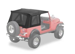 Supertop Classic Skin - Jeep '76-86 CJ7 / '87-95 Wrangler YJ (Black Denim; Tinted Windows) | 55729-15