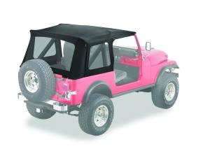 Supertop Classic Skin - Jeep '76-86 CJ7 / '87-95 Wrangler YJ (Black Denim; Clear Windows) | 55799-15