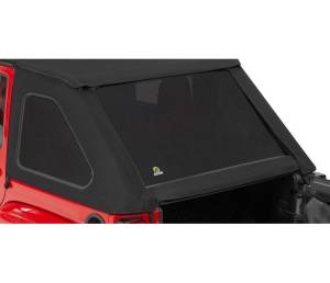 Window Set - Jeep '07-18 Wrangler JK 4-Door (Premium Black Twill, Fits Trektop 56923) | 58423-17